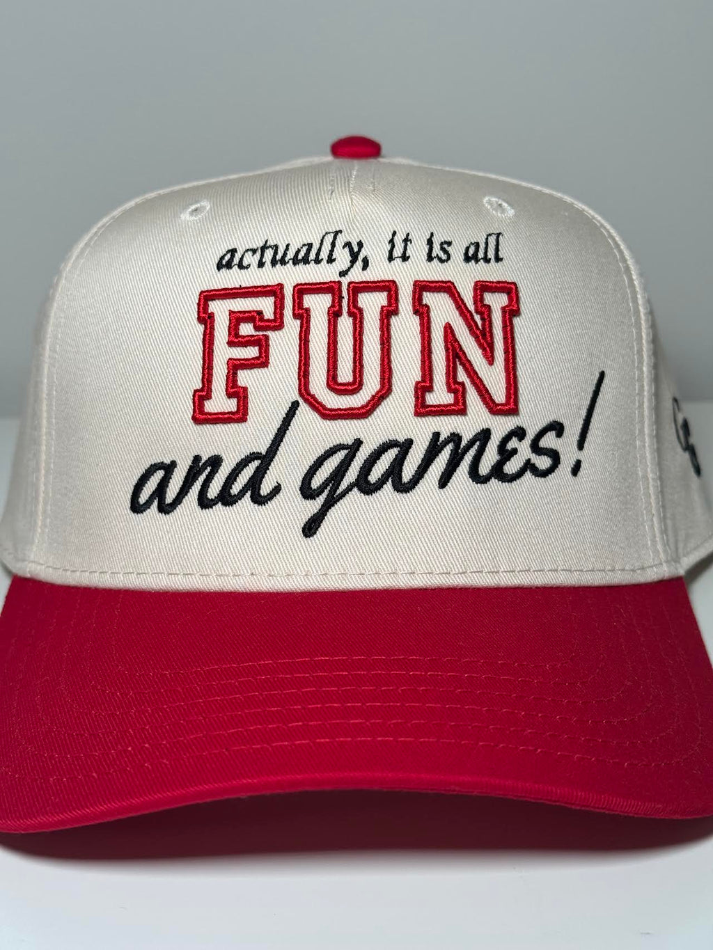 Fun & Games Hat - Red