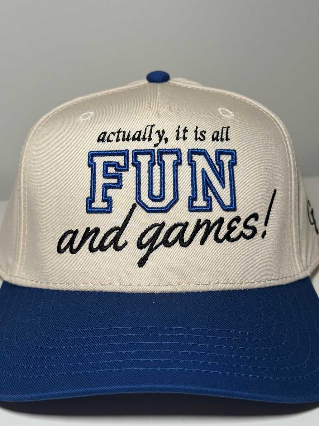 Fun & Games Hat - Blue