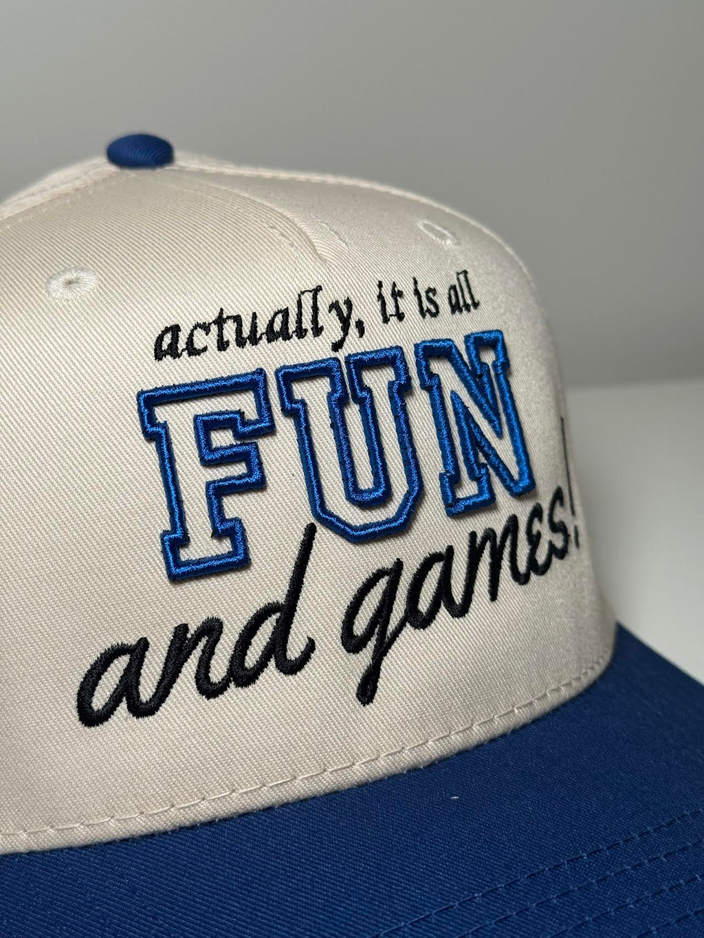 Fun & Games Hat - Blue