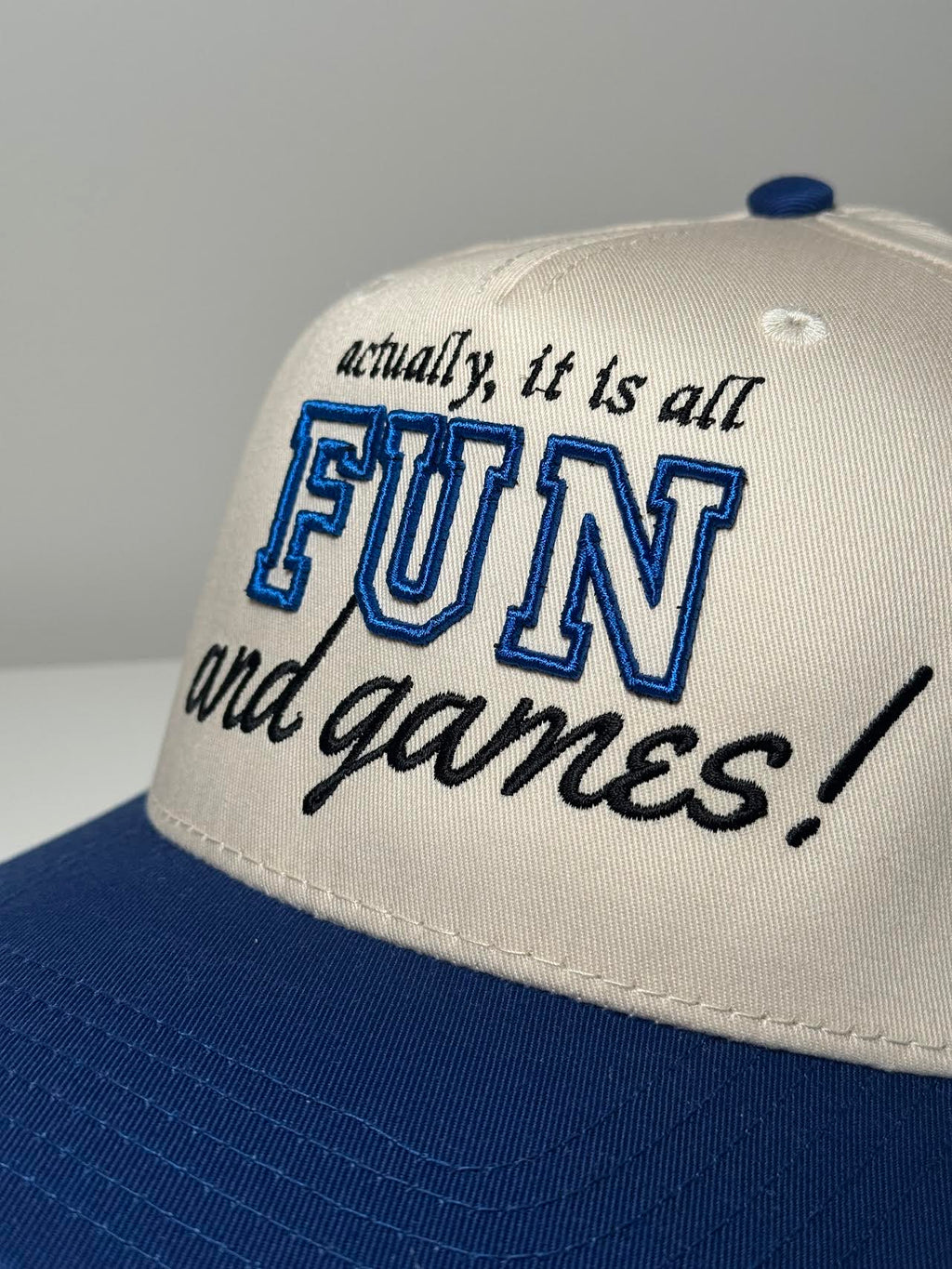 Fun & Games Hat - Blue