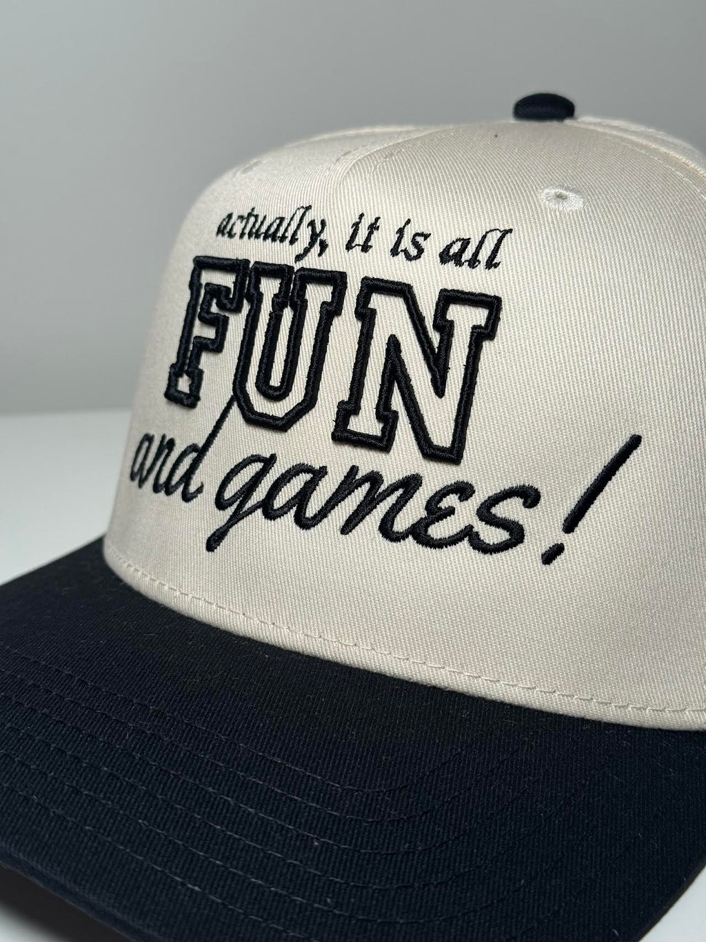 Fun & Games Hat - Black