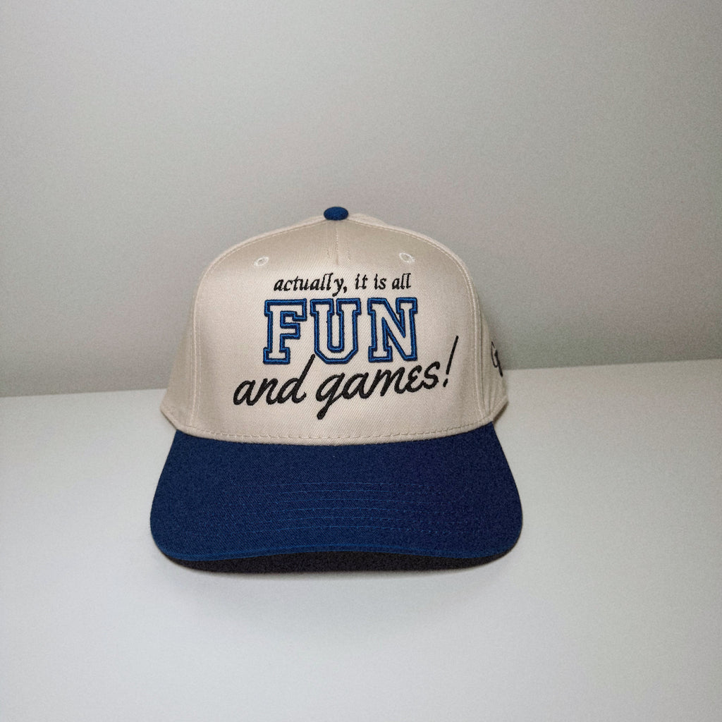 Fun & Games Hat - Blue