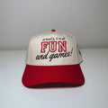 Fun & Games Hat - Red